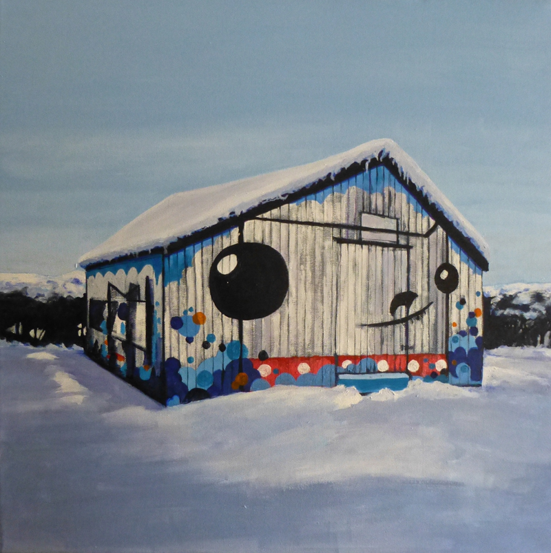 'Shed' 2014 acrylic on canvas