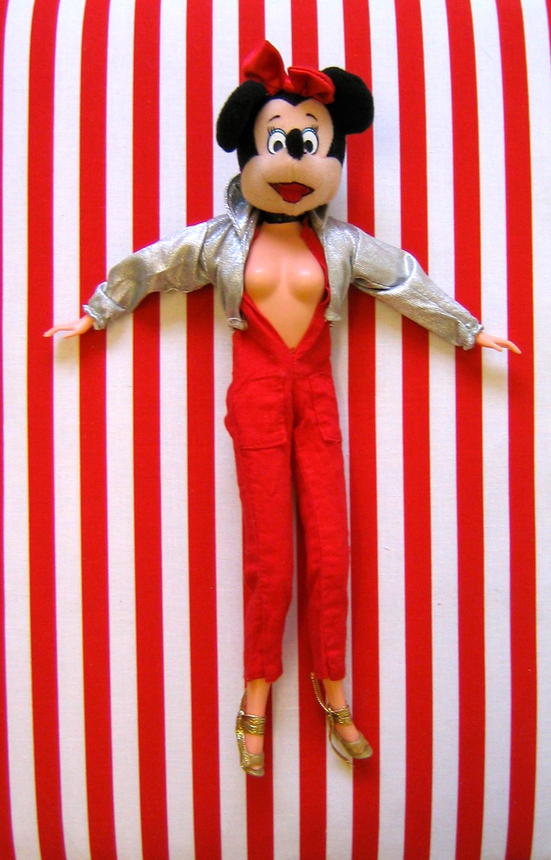 8. Female Deity (Hybrid Minnie)-mixed media