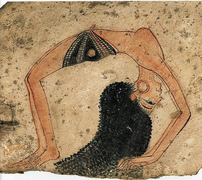 675px-Female_topless_egyption_dancer_on_ancient_ostrakon